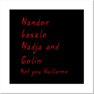 Nandor Laszlo Nadja And Colin Not You Guillermo Posters and Art